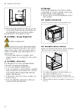 Предварительный просмотр 42 страницы NEFF N90 B64CT73G0B User Manual And Installation Instructions