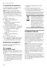 Preview for 56 page of NEFF S155HTX15E Information For Use