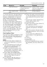 Preview for 43 page of NEFF S187ZCX43G User Manual