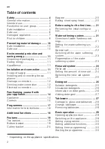 Preview for 2 page of NEFF S353ITX02G User Manual