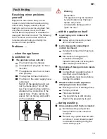 Preview for 19 page of NEFF S4930N1 Instructions For Use Manual