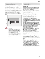 Preview for 21 page of NEFF S4930N1 Instructions For Use Manual