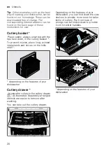 Предварительный просмотр 20 страницы NEFF S517T80D0G Instruction Manual