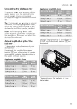 Предварительный просмотр 23 страницы NEFF S517T80D0G Instruction Manual