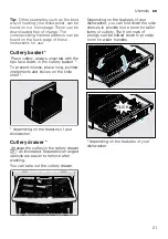 Предварительный просмотр 21 страницы NEFF S517T80D1G Instruction Manual