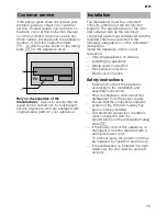 Preview for 23 page of NEFF S71M68X0EU Operating Instructions Manual