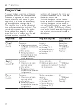 Preview for 20 page of NEFF S897ZM800E Information For Use