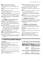 Preview for 27 page of NEFF T1 D41 Series User Manual