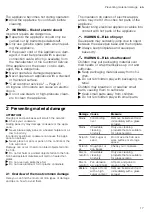 Preview for 17 page of NEFF T16 K40 Series User Manual