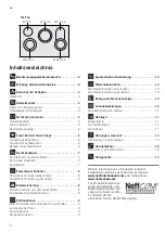 Preview for 2 page of NEFF T18 T16 Series Instruction Manual