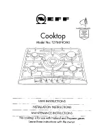 NEFF T2766 User Instructions preview