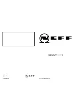 NEFF T61S31S1 Instruction Manual preview