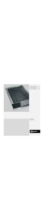 NEFF Teppan Yaki N54K40N0 Instruction Manual preview