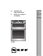 NEFF U1644N0 Operating And Fitting Instructions Manual preview