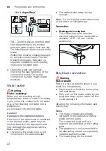 Предварительный просмотр 22 страницы NEFF V6540X2 Instruction Manual And Installation Instructions