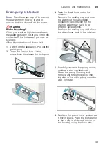 Предварительный просмотр 43 страницы NEFF V6540X2 Instruction Manual And Installation Instructions