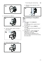 Предварительный просмотр 21 страницы NEFF VNA341U8GB Instruction Manual And Installation Instructions