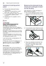 Предварительный просмотр 42 страницы NEFF VNA341U8GB Instruction Manual And Installation Instructions