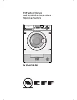 Предварительный просмотр 1 страницы NEFF W5340X0GB Instruction Manual And Installation Instructions