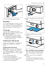 Предварительный просмотр 43 страницы NEFF W544BX1ES User Manual And Assembly Instructions