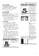 Предварительный просмотр 15 страницы NEFF W544BX1GB User Manual And Assembly Instructions