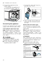 Предварительный просмотр 22 страницы NEFF W544BX1GB User Manual And Assembly Instructions