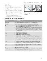 Предварительный просмотр 23 страницы NEFF w7460x1gb Instruction Manual And Installation Instructions