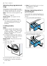 Предварительный просмотр 34 страницы NEFF W7460X5GB User Manual And Installation Instructions