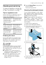 Предварительный просмотр 43 страницы NEFF W946UX0GB User Manual And Assembly Instructions