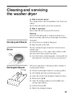 Предварительный просмотр 29 страницы NEFF Washer Dryer Instruction Manual And Installation Instructions