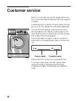 Предварительный просмотр 36 страницы NEFF Washer Dryer Instruction Manual And Installation Instructions