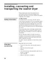 Предварительный просмотр 38 страницы NEFF Washer Dryer Instruction Manual And Installation Instructions