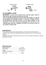 Preview for 4 page of Neilsen CT0730 Original Instructions Manual