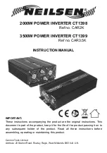 Preview for 1 page of Neilsen CT1398 Instruction Manual