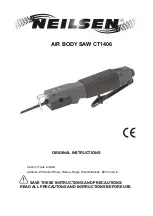 Preview for 1 page of Neilsen CT1406 Original Instructions Manual