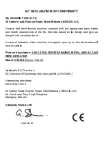 Preview for 2 page of Neilsen CT2129 Instruction Manual