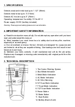 Preview for 3 page of Neilsen CT2129 Instruction Manual