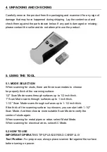 Preview for 4 page of Neilsen CT2129 Instruction Manual