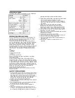 Preview for 4 page of Neilsen CT2142 Instruction & Assembly Manual