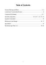 Preview for 3 page of Neilsen CT2201 Instructions & Assembly