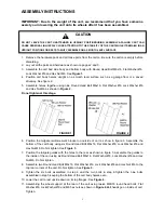 Предварительный просмотр 5 страницы Neilsen CT2217 Instruction & Assembly Manual