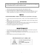 Предварительный просмотр 9 страницы Neilsen CT2217 Instruction & Assembly Manual