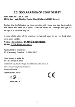 Preview for 2 page of Neilsen CT2279 Original Instructions Manual