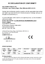 Preview for 2 page of Neilsen CT2421 Original Manual