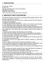 Preview for 4 page of Neilsen CT3320 Instruction Manual