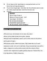 Preview for 4 page of Neilsen CT3924 Original Instructions Manual