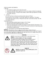 Предварительный просмотр 10 страницы Neilsen CT4337 Operating Manual