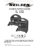 Neilsen CT4341 Original Instruction preview