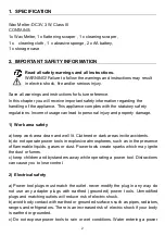 Preview for 4 page of Neilsen CT4793 Original Instructions Manual