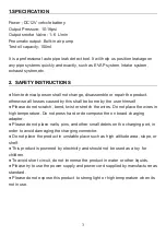 Preview for 3 page of Neilsen CT5260 Original Manual